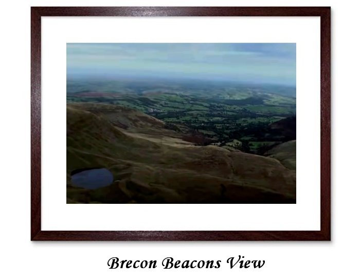 Brecon Beacons View Framed Print